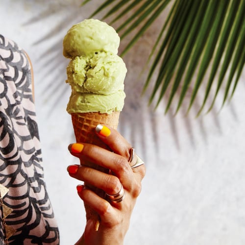 Avocado-Passion Fruit Sorbet Avocado-Passion Fruit Sorbet