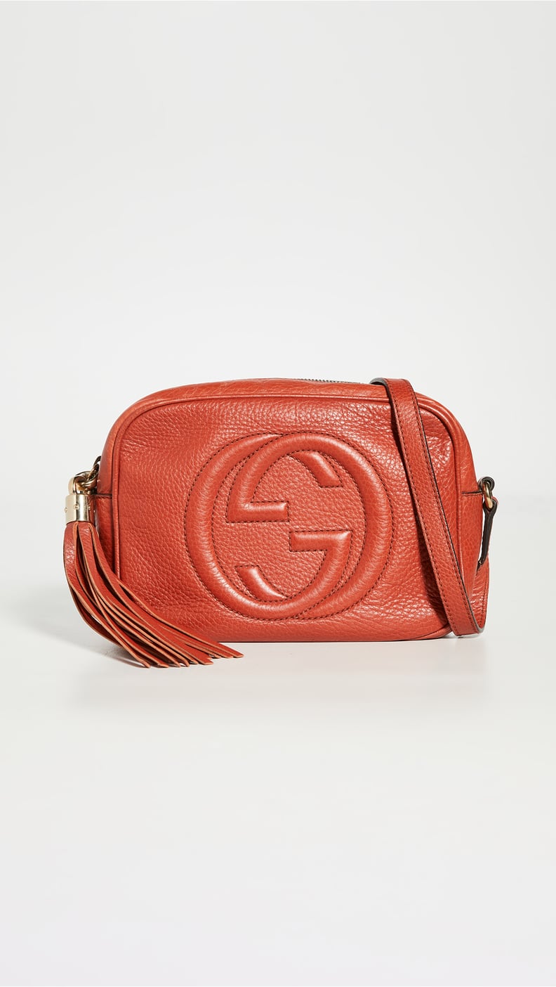 A Gucci Bag: Gucci Soho Disco PM Front Logo Grained l