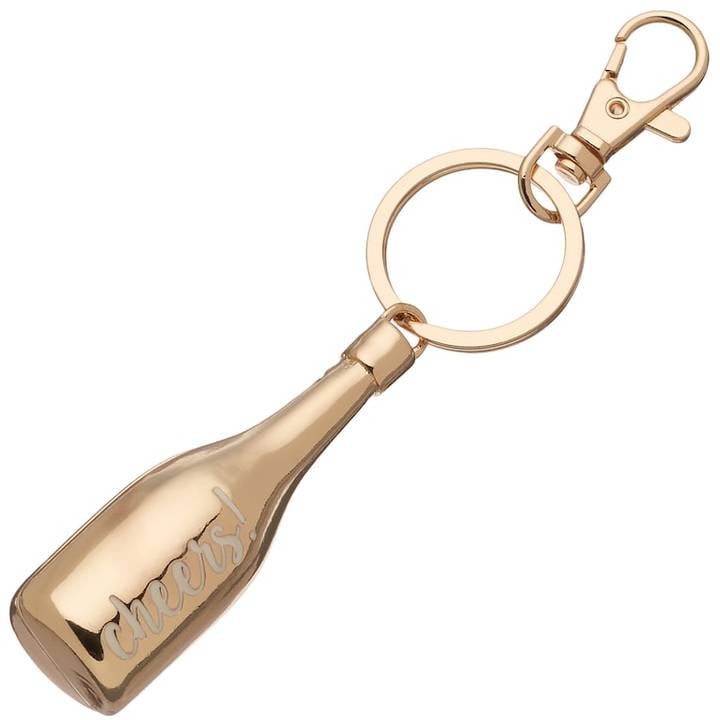 Lauren Conrad Cheers Champagne Bottle Key Chain Best Holiday Gifts