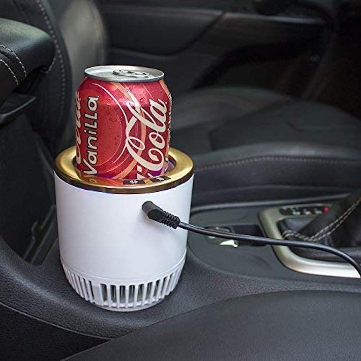 Premium 2-in-1 Car Cup Warmer Cooler Smart Car Cup Holder