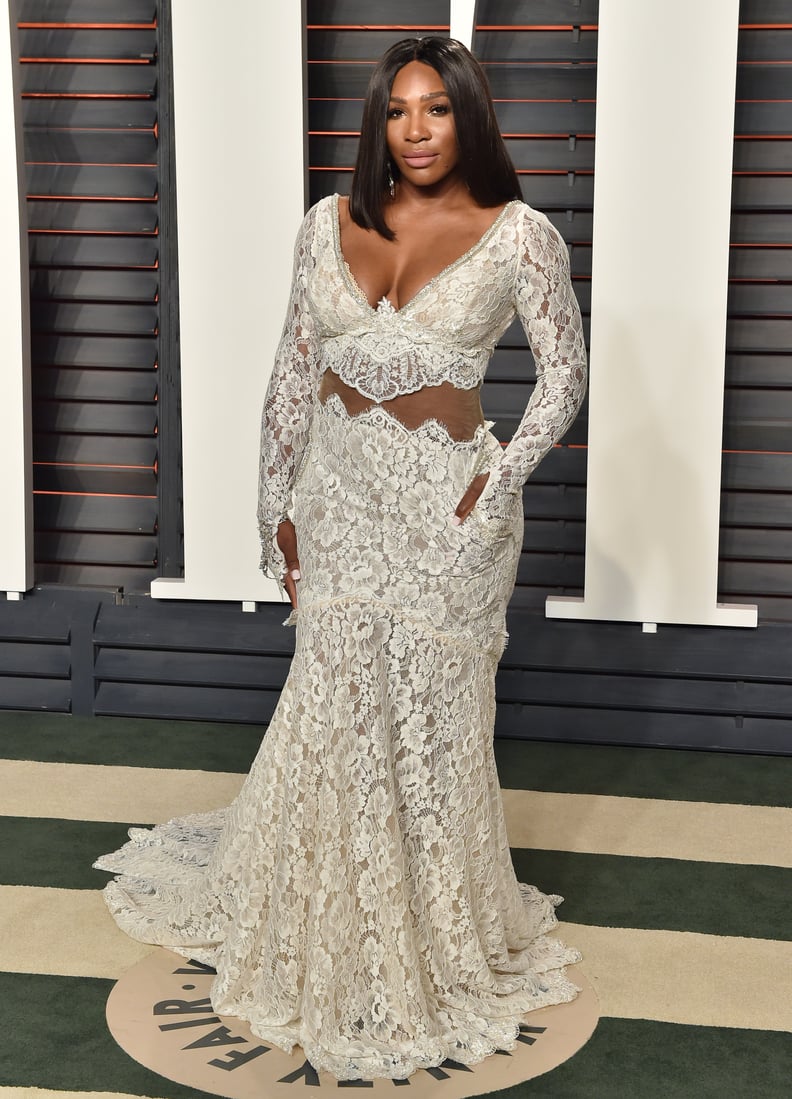 Serena Williams at the Vanity Fair Oscar Party, February 2016