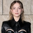 Sydney Sweeney Styles a Low-Rise Leather Skirt With Knee-High Cowboy Boots