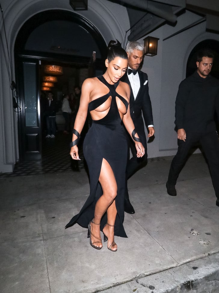 Kim Kardashian Vintage Thierry Mugler Gown 2019 Popsugar