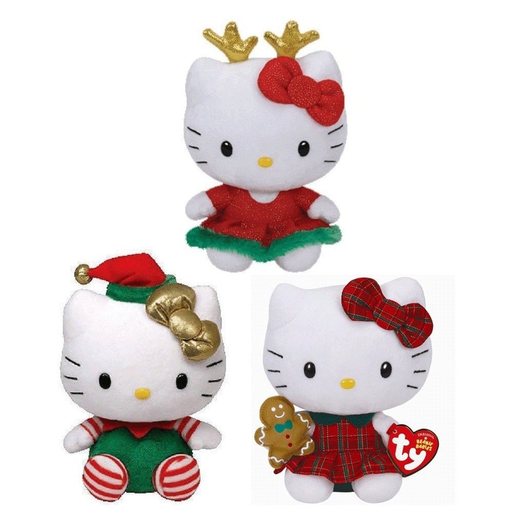 Instead of cuddling with just one Hello Kitty, try a set of three with the Ty Hello Kitty Beanie Babies Plus ($28). You get three different costumed Hello Kitty’s: one as a Christmas reindeer, another with a gingerbread man, and one who is an elf.