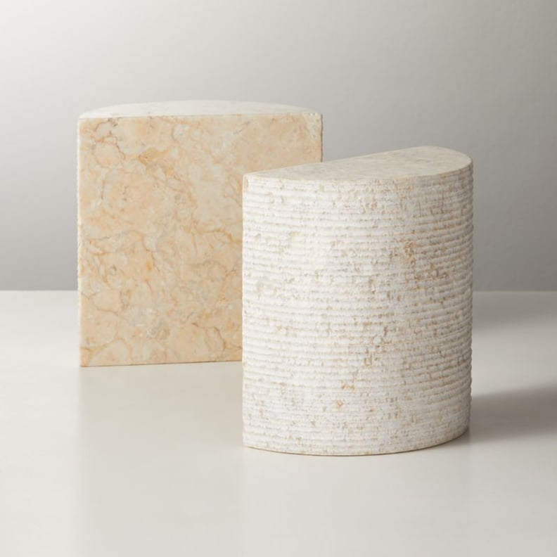 CB2 Column Marble Bookends