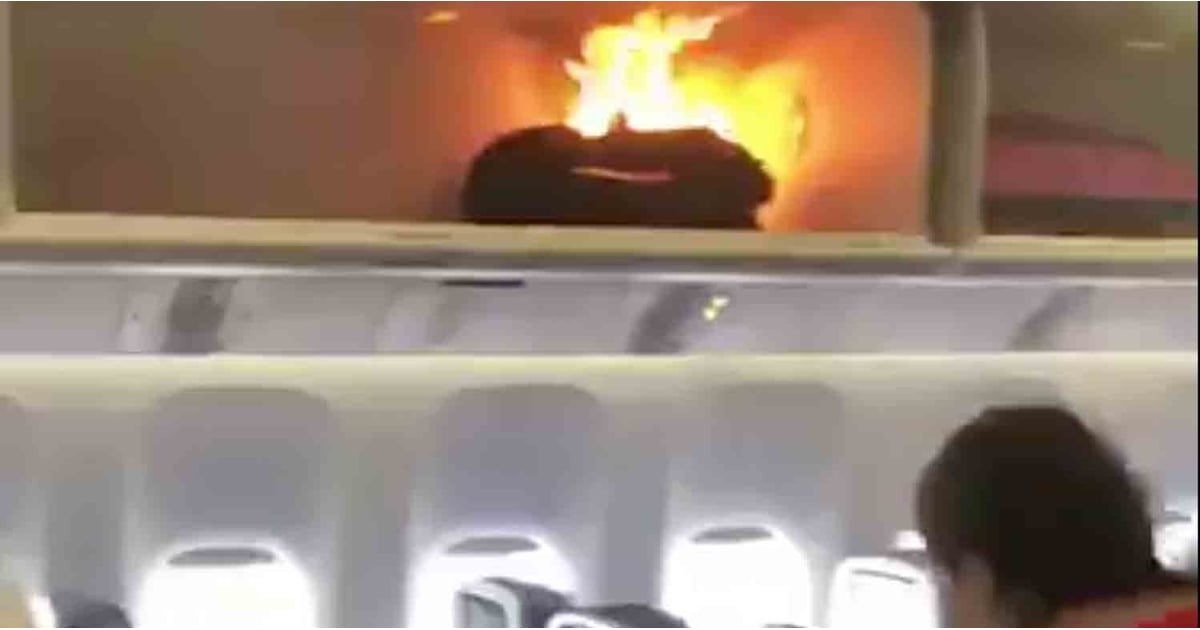 Phone Charger Starts Fire on Plane POPSUGAR News