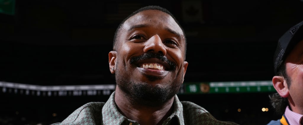 Michael B. Jordan at NBA Finals After Lori Harvey Breakup