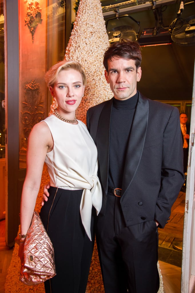 Scarlett Johansson and Husband Romain Dauriac in Paris 2016