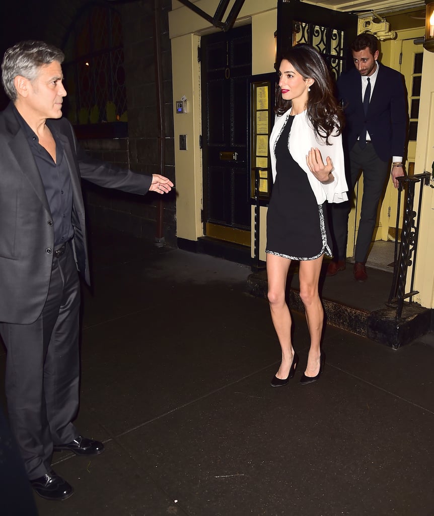 Amal Clooney Wearing a Giambattista Valli Dress 2015