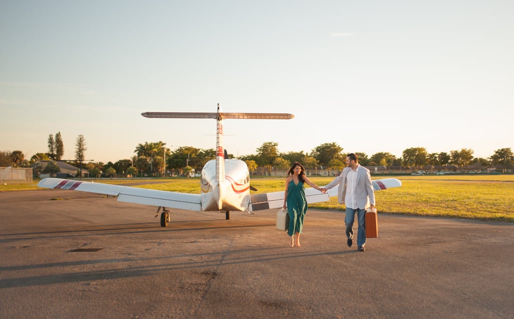 Airport Engagement Shoot