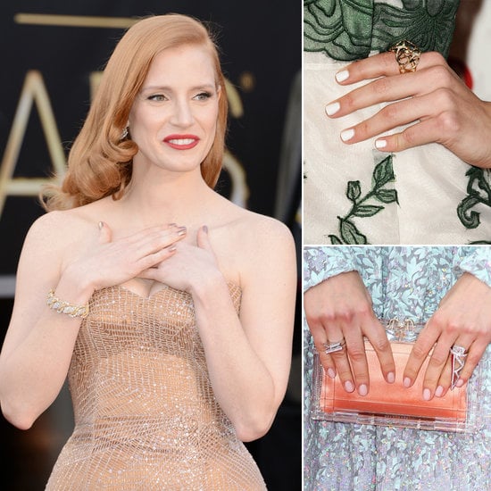 With celebrities dressing up for various red carpet affairs, it's easy to be inspired by their polished styles — right down to their manicure choices — for your own wedding day. POPSUGAR Beauty has rounded up some of their favorite nail color options and nail art details worthy of wearing to a wedding. With celebrities dressing up for various red carpet affairs, it's easy to be inspired by their polished styles — right down to their manicure choices — for your own wedding day. POPSUGAR Beauty has rounded up some of their favorite nail color options and nail art details worthy of wearing to a wedding.