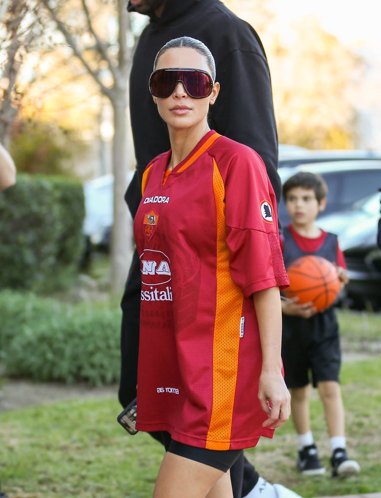 Kim Kardashian's Roma Shirt Football Jersey Spikes on Search