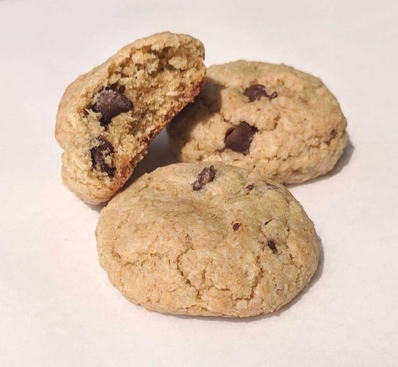 LetsGetBked Vegan Oatmeal Chocolate Chip Lactation Cookies