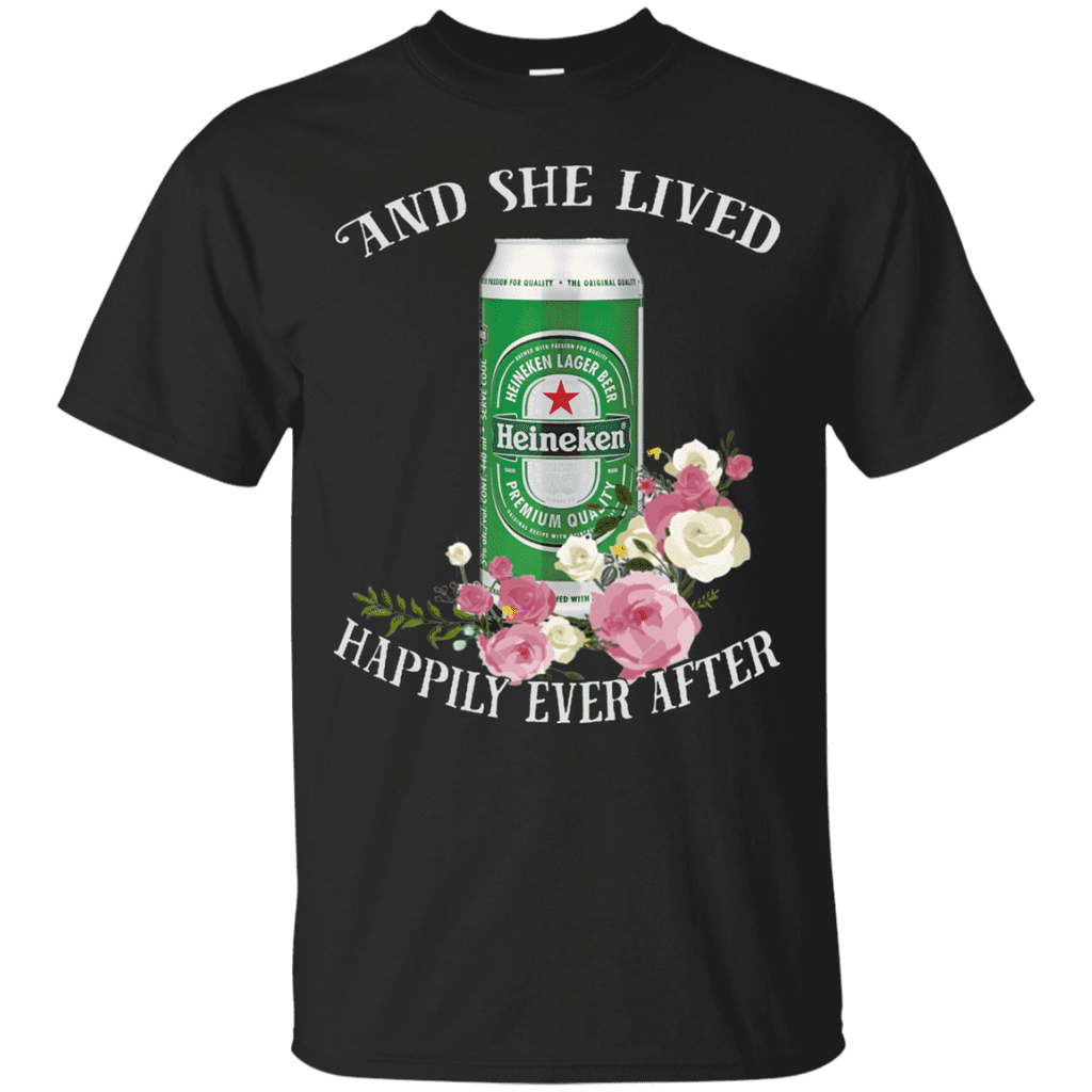 Aether Corner And She Lived Happily Ever After Heineken T-Shirt