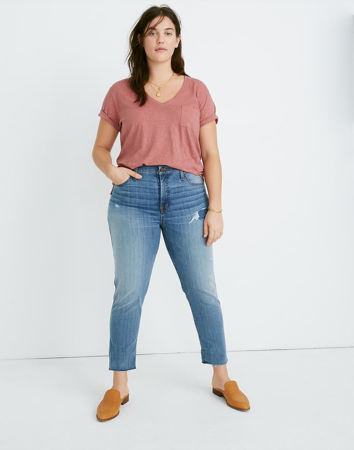 Madewell Stovepipe Jean The Best Denim Brands With Extended Sizes