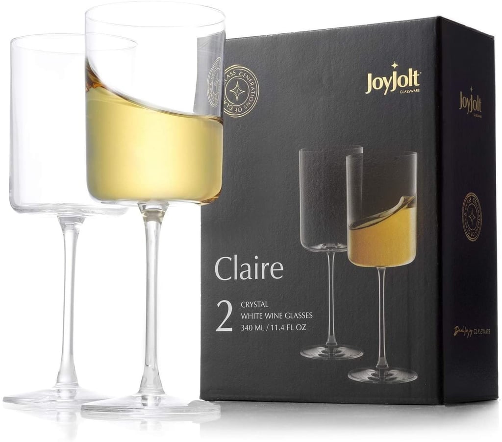 JoyJolt White Wine Glasses