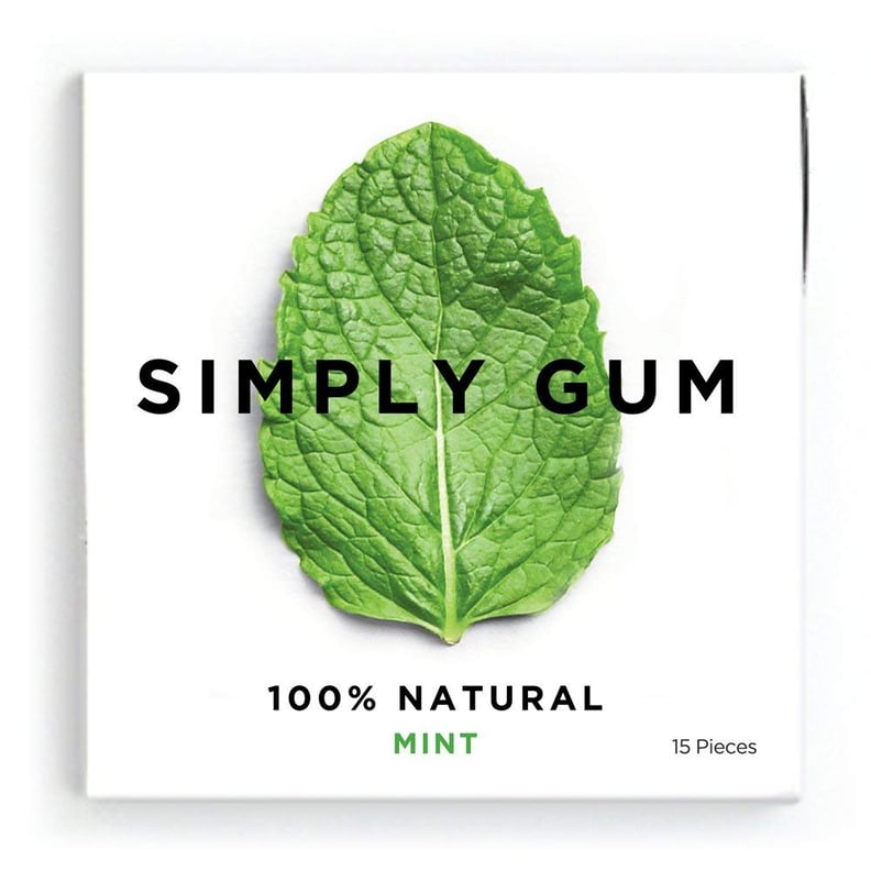 Simply Gum Natural, Vegan Chewing Gum, Peppermint