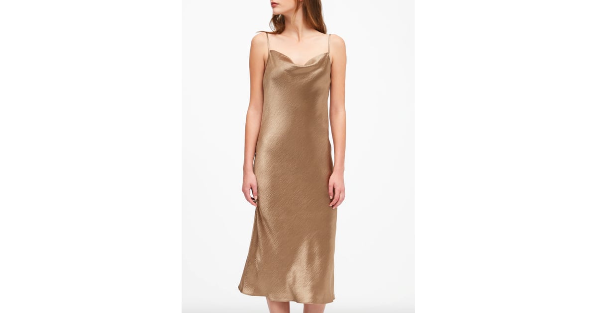 petite silk slip dress