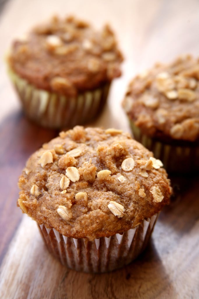 Banana Flax Oatmeal Crumb Muffins With Avocado