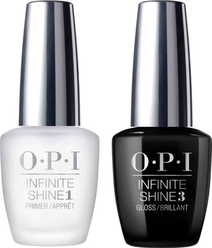 OPI Infinite Shine Long Wear Nail Polish Base Coat & Top Coat Duo (OPI Buy 2, Get 1 free)