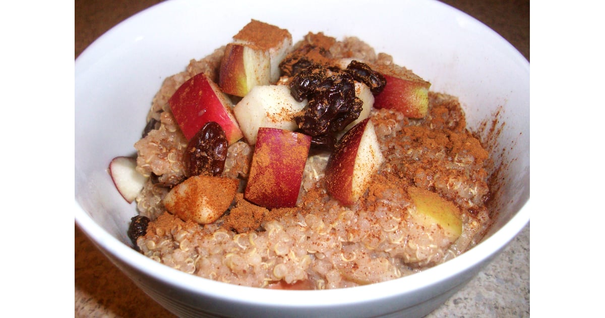 Apple walnut raisin breakfast quinoa