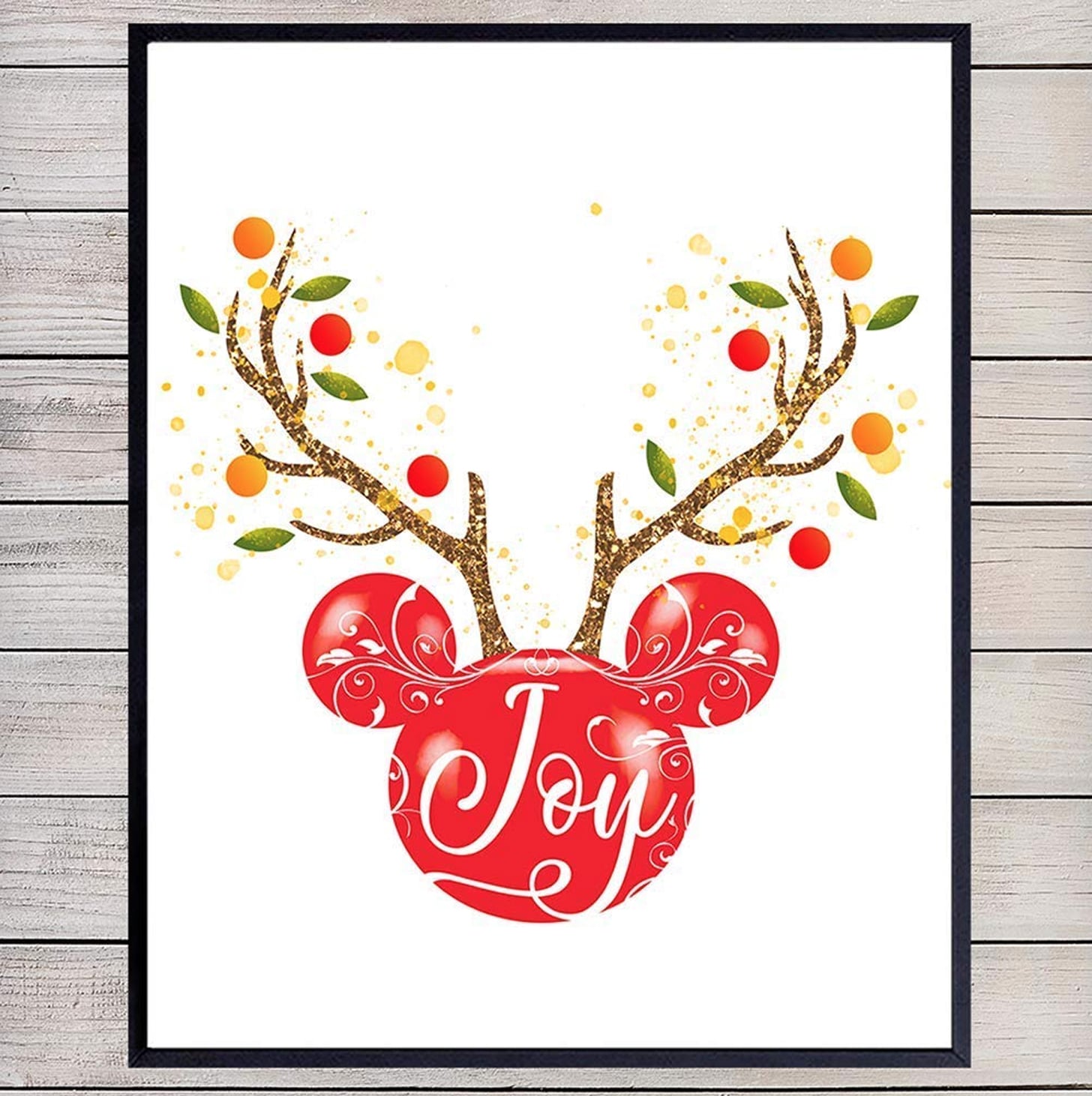 Mickey Mouse Christmas Decor Art Print Whoa Amazon Has A Secret