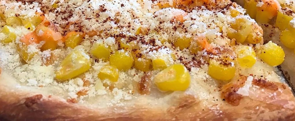Elote Pizza at Rose City Pizza in Rosemead, CA