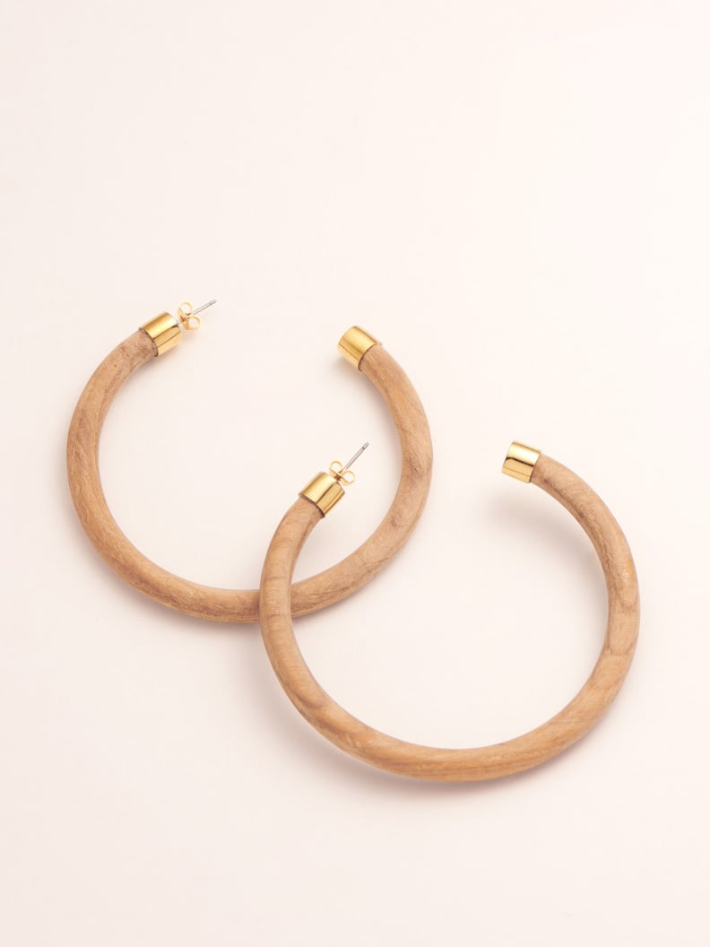 Reformation x Soko Capped Arlie Maxi Hoop Earrings