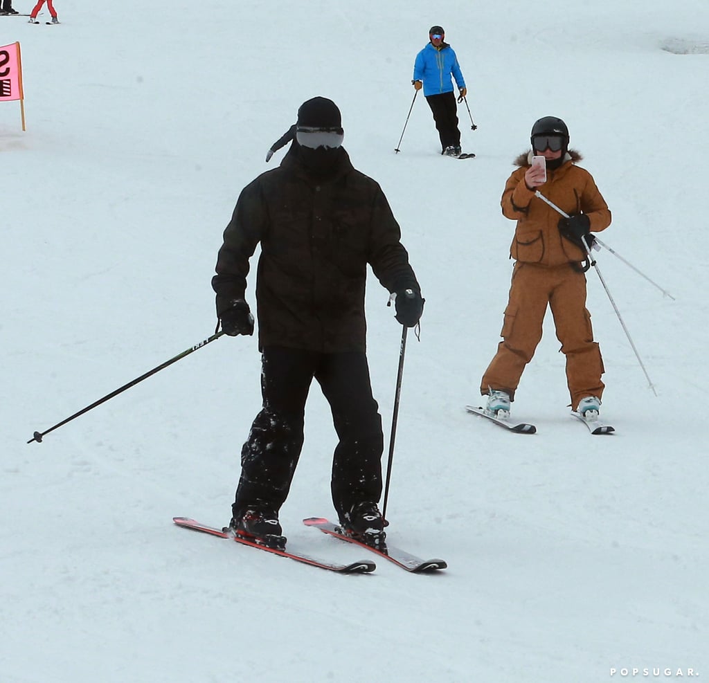 Pink and Carey Hart Go Skiing December 2015