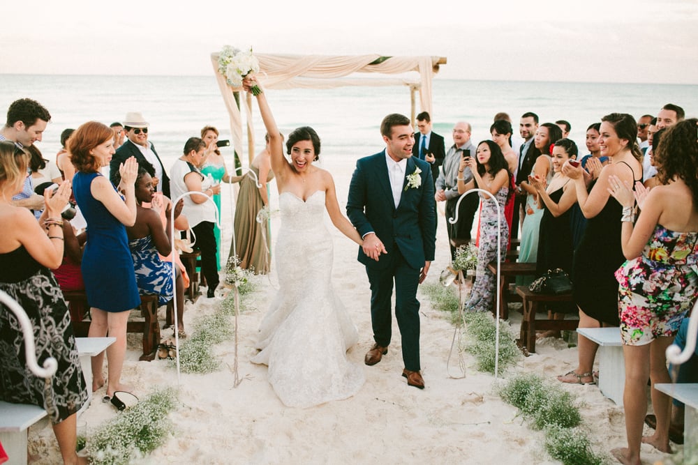 Tulum Mexico Beach Wedding