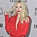 Dove Cameron's Red Beaded Corset Top With Broken Heart