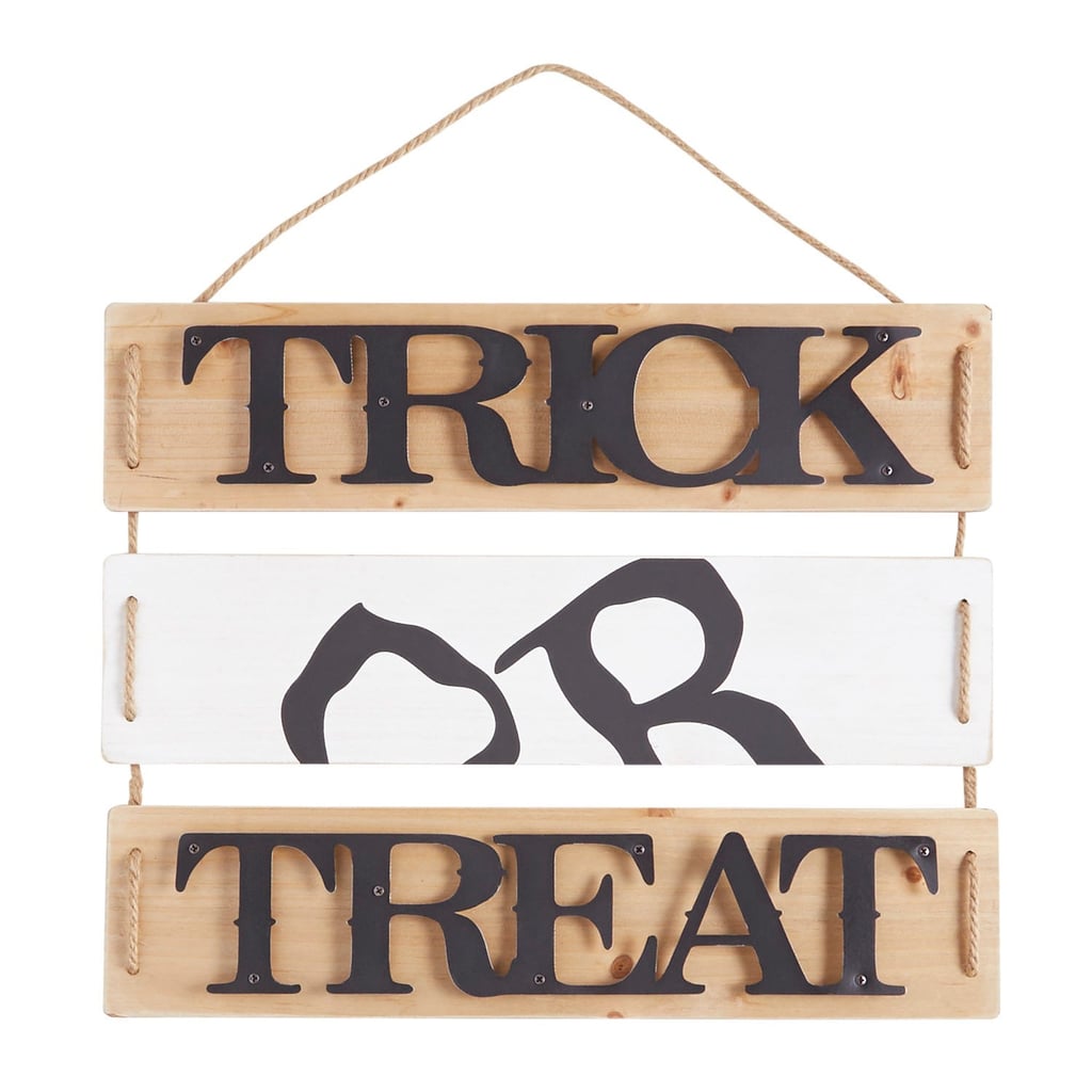 Trick or Treat Planked Halloween Decor