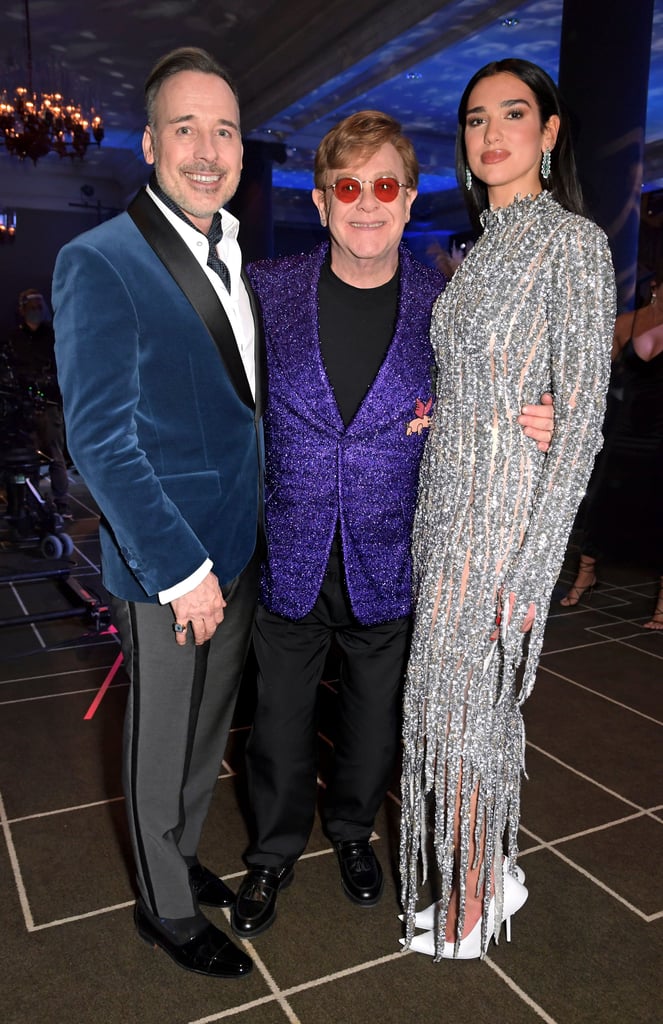 Dua Lipa's Balenciaga Gowns at Elton John's Oscars Party