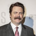 Nick Offerman Without His Mustache Might Emotionally Scar You