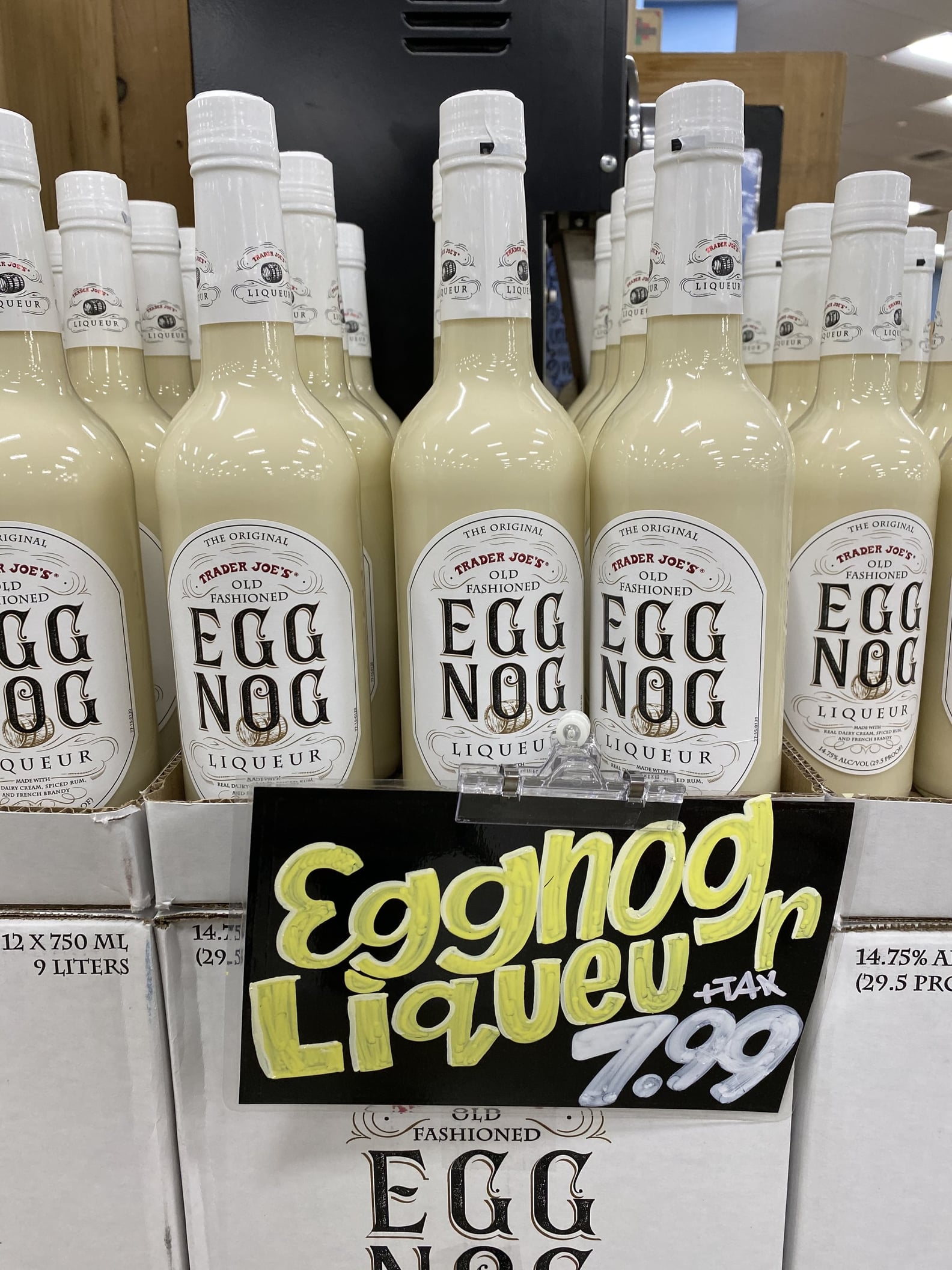 Trader Joe's Is Selling Bottles of Eggnog Liqueur For 8 POPSUGAR Food