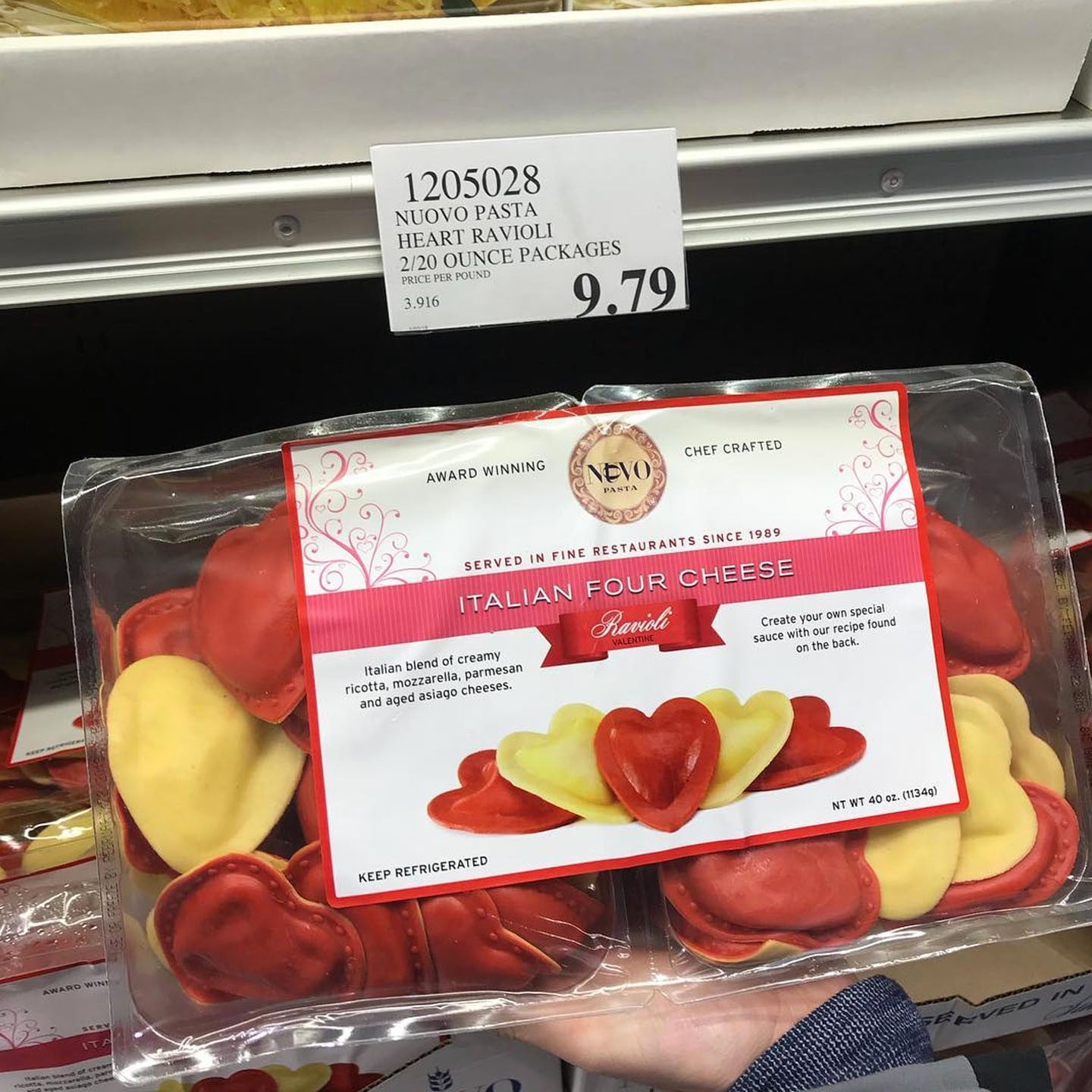 Heart Shaped Ravioli At Costco Popsugar Food