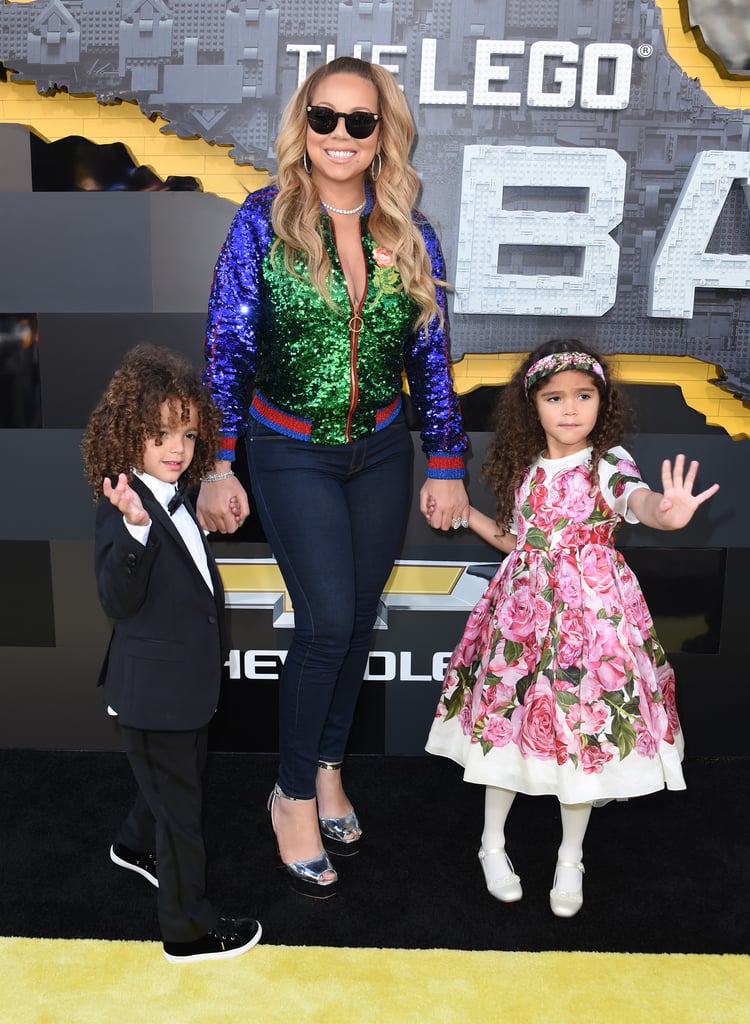 Mariah Carey and Her Kids at the Lego Batman Movie Premiere