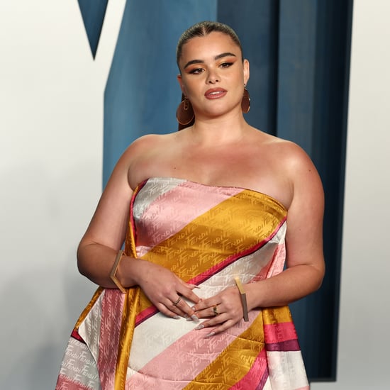 Barbie Ferreira's Silk Fendi Dress at the Vanity Fair Party