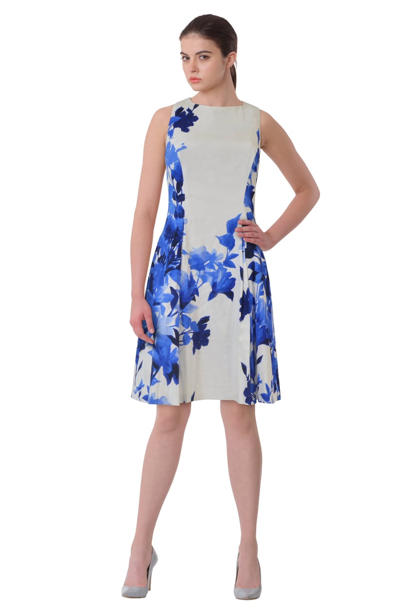 Lauren Ralph Lauren Floral Print Sateen Dress