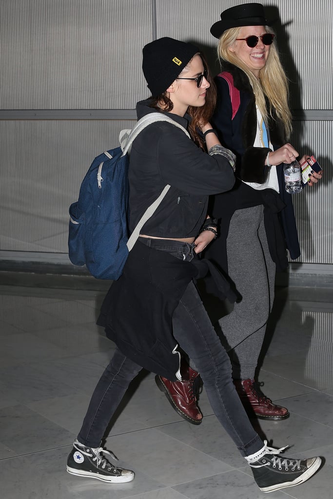 Kristen Stewart Leaving Paris