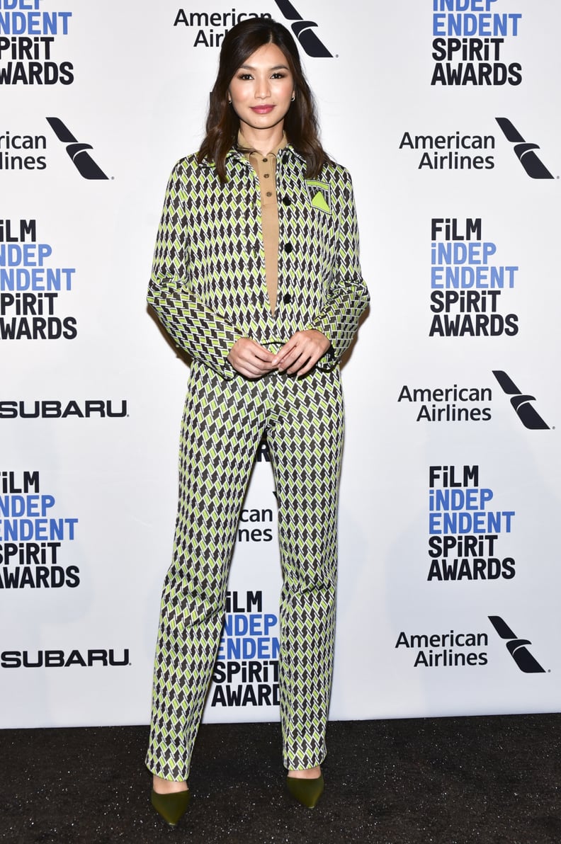 Gemma Chan at the 2018 Independent Spirit Awards