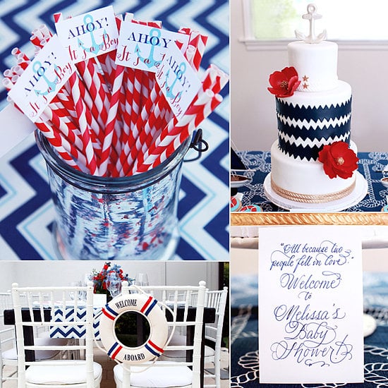 A Nautical Baby Shower Boy Baby Shower Ideas Popsugar Family
