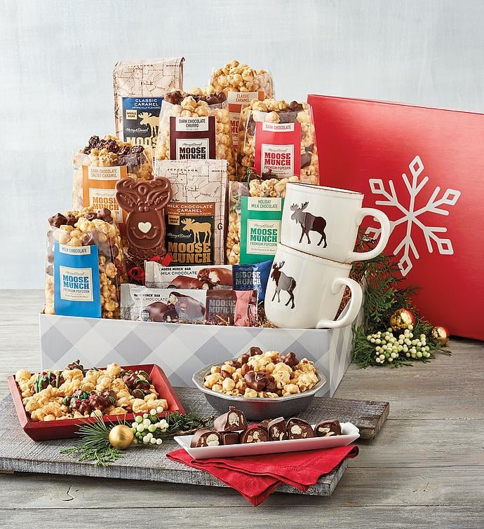 Moose Munch Premium Popcorn Deluxe Holiday Gift Best Gift Baskets