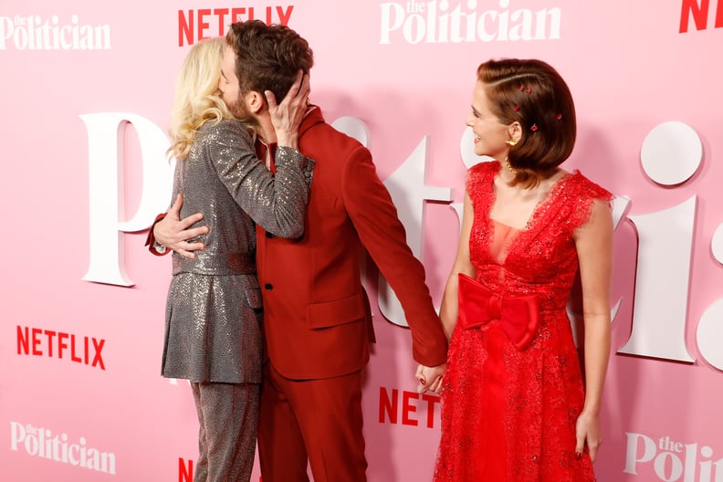 Judith Light, Ben Platt, and Zoey Deutch at The Politician Premiere