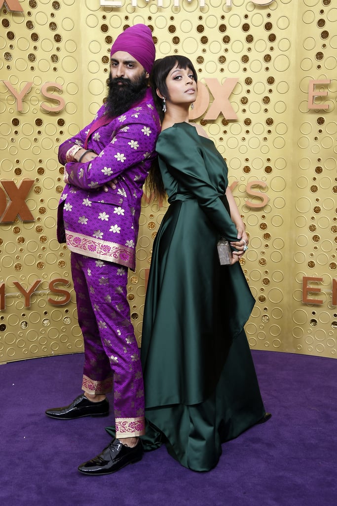 Humble the Poet and Lilly Singh at the 2019 Emmys