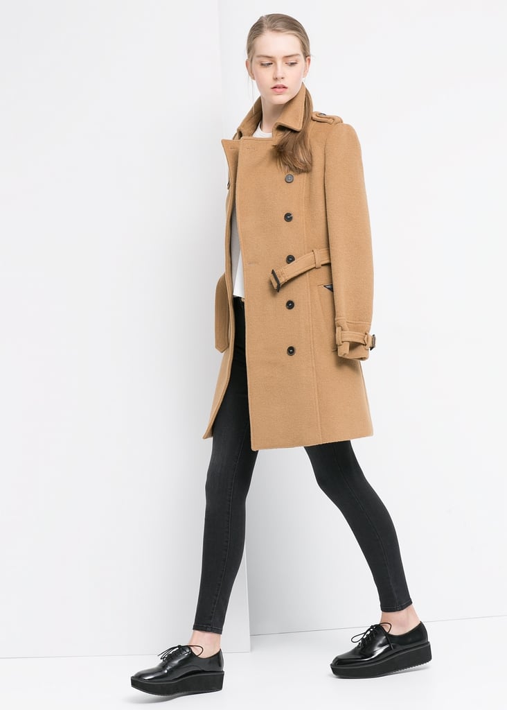 Mango Wool-Blend Classic Coat ($230)
