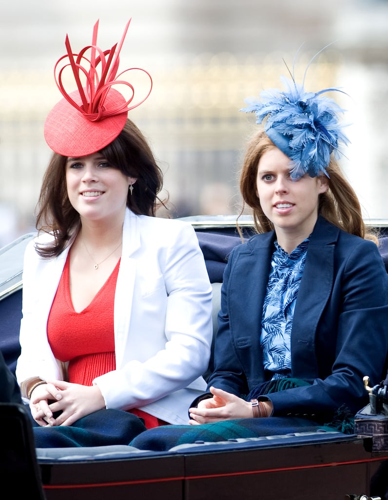 Pictured: Princess Eugenie, Princess Beatrice.