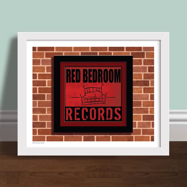 Red Bedroom Records Poster Print