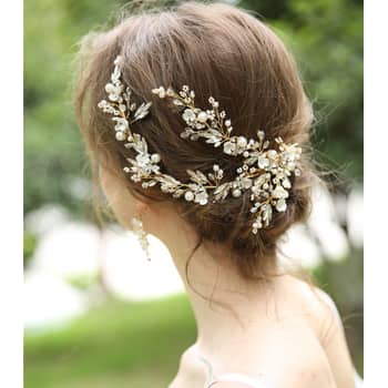 Bridal Veil, Handmade Cut Edge Veil For Wedding, Comb Hair Vine Wedding &  Headpiece, Back Headpiece Flower - Yahoo Shopping