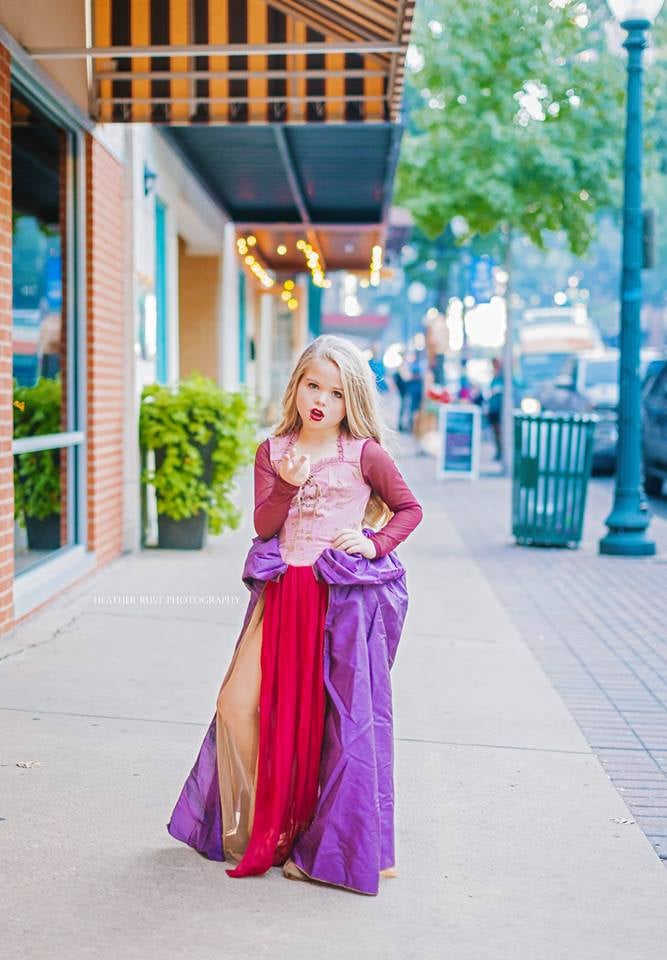 Alli as Sarah Sanderson Sisters Hocus Pocus Halloween Costume For